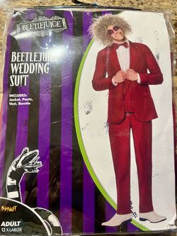 Beetlejuice Wedding Suit Halloween Costume Adult XL