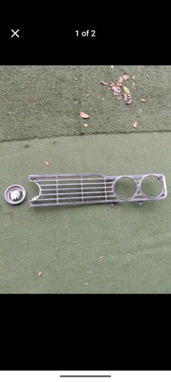 OEM Buick Skylark emblem and grill