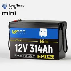 WattCycle Mini 12V 314Ah LiFePO4 Battery