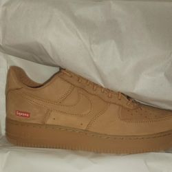 Nike x Supreme Air Force 1 "Wheat" Size 10 $200