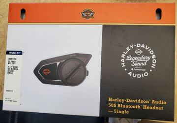 Harley-Davidson Sena 50s motorcycle headset new speakers Bluetooth helmet intercom