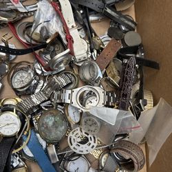 Watchmakers Lots Of Parts And Bracelets