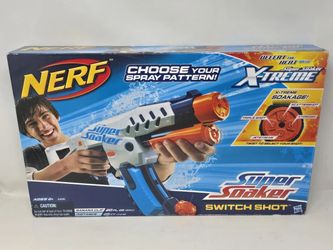 2 NERF super soaker switch shot x-treme water gun New in unopened box