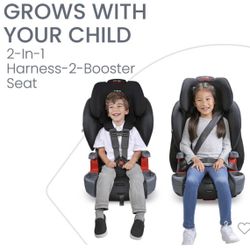 Britax Grow With You ClickTight Harness Contour SafeWash Booster Seat - Black