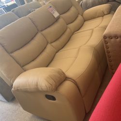 Brand new $1400 couch with recliners for only $700 cash only out the door