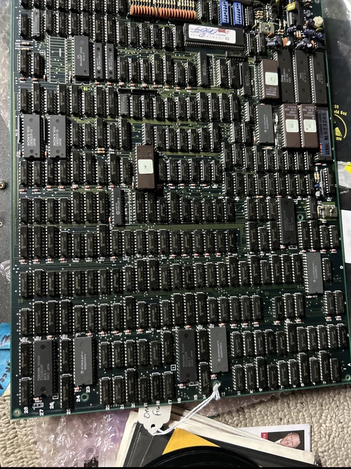 Original Omega Fighter Upl, arcade video game board PCB C58 Jamma