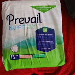 Prevail 15 Count Maximum Absorbency Size Extra Large $10 Firm
