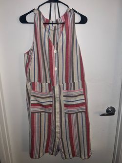 Old Navy Striped Sleeveless Romper