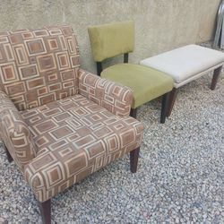 Accent Chairs And Ottoman