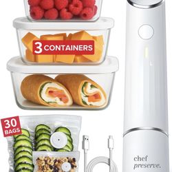 Chef Preserve Compact Vacuum Sealer for Food 