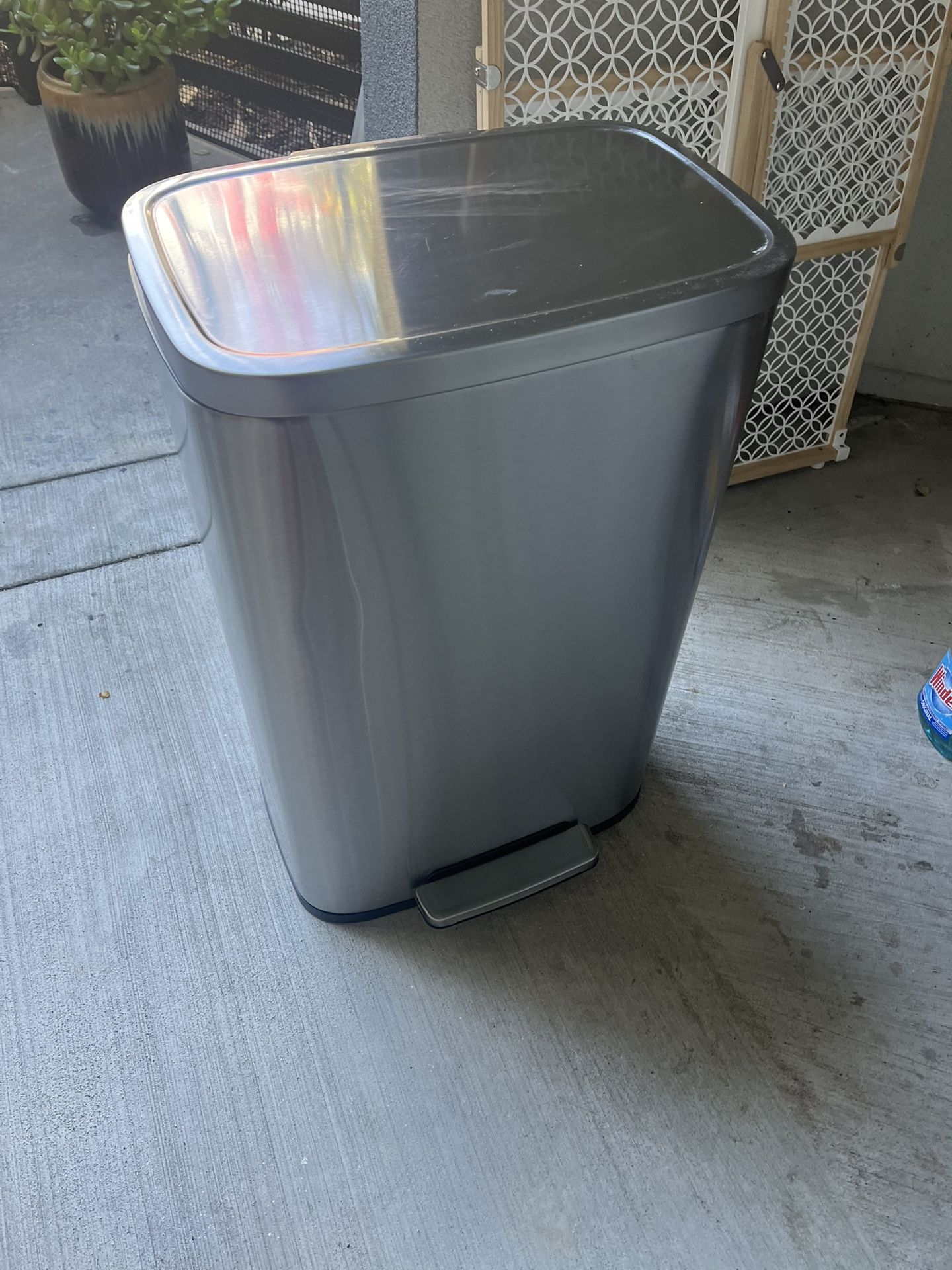 Tall Trash Can 