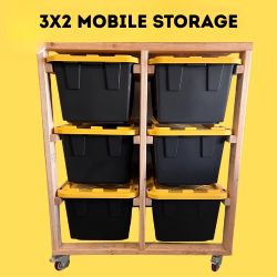 🔥 NEW - Custom 3x2 Shelf – Heavy Duty + Clean Look – Garage or Home Use