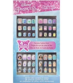 Disney Princess 48 Pcs Press-On Nails Artificial False Nails