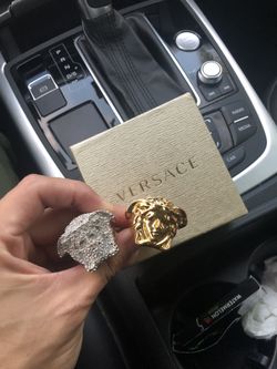 Two Versace rings