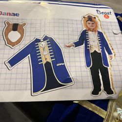 Toddler small/X Small Beast Costume $10 New