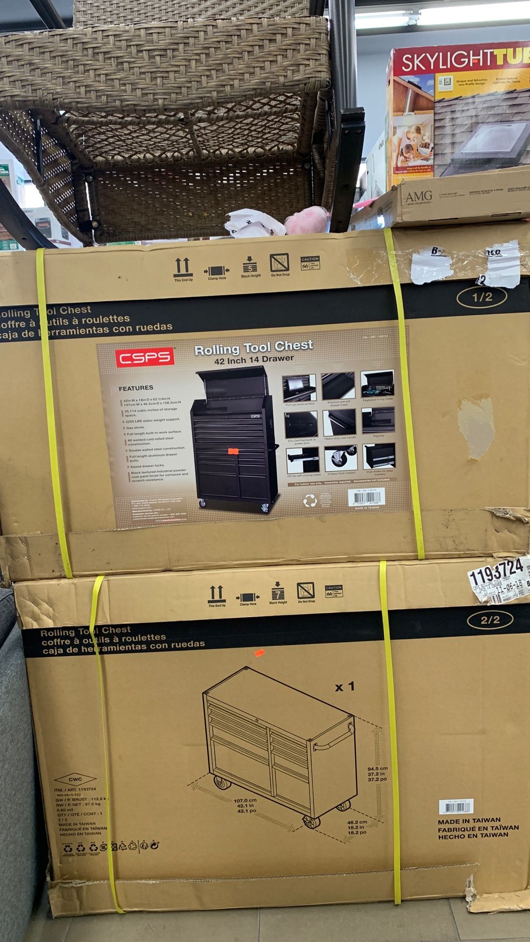 Brand New CSPS Rolling Tool Chest 42 Inch 14 Drawer
