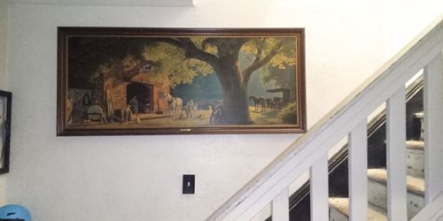 The Smithy Painting By Paul Detlefsen