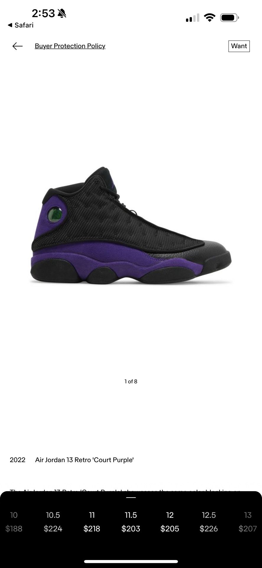 Retro 13 Jordan’s