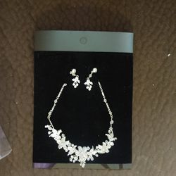Bridal Necklace And Earrings