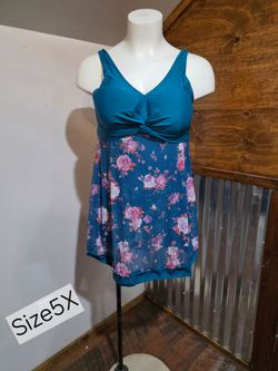 New Women's 1Piece Plus Size Swim Dress