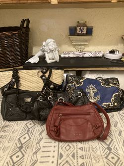Lot Of  4 Authentic Designer Ladies Handbags 