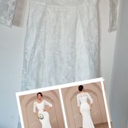 Mermaid White Dress 