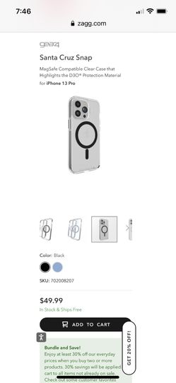 Zagg Gear4 MagSafe iPhone 13 Case 
