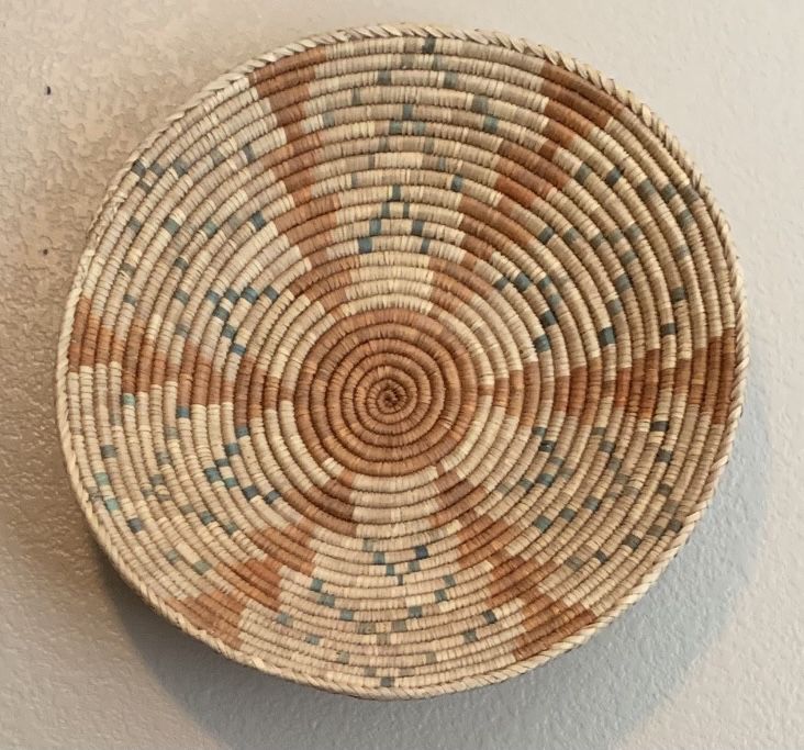 17.5” African Woven Basket