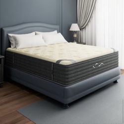 14” King Mattress w/ Bamboo Charcoal Foam