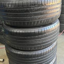 Used tires 235/55/19 all season Michelin mount & balance recycling included $300