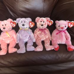 TY Beanie babies - Sherbet, Smitten, Romance