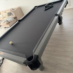 8 Foot Restored Pool Table 
