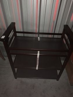 CHERRY WOOD BABY CHANGING TABLE