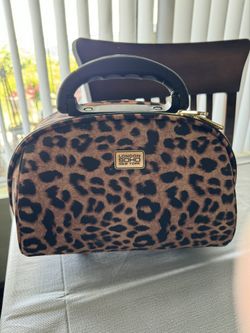 London SOHO New York Makeup Case - Cute Cheetah Print