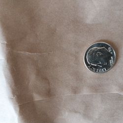 This Is a Very beautiful Real silver dime rare.