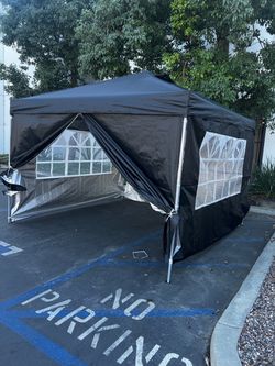 New 10’x10’ 10x10 ft Eazy Pop Up Canopy with Walls No assemble Canopy Tent Shade Outdoor