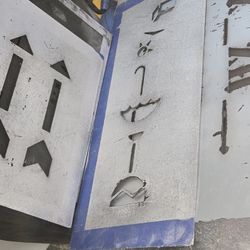 Aluminum Stencils 