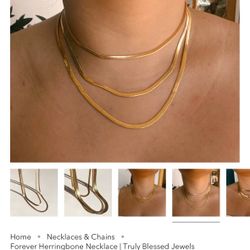 TBJ Forever Herringbone Necklace