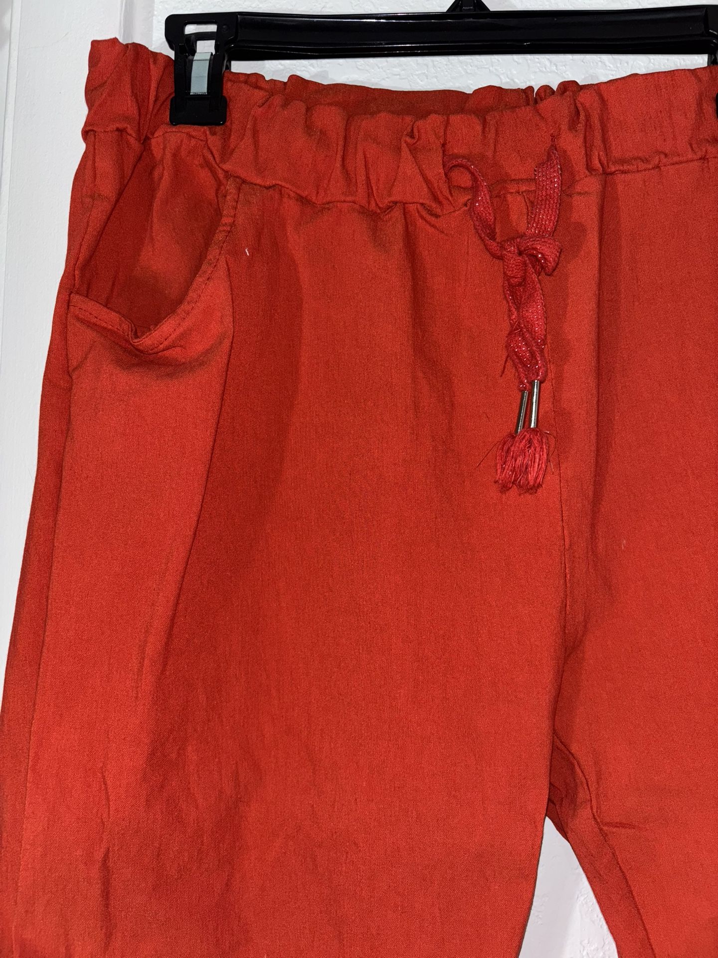 Women’s Red Joggers