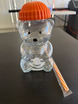 Glass Bear Cup