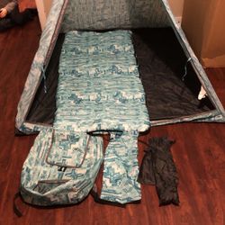 Kids tent And Sleeping Bag Set 