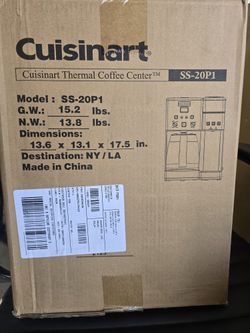 Cuisinart Stainless Steel Drip Coffee Maker, SS-20P1