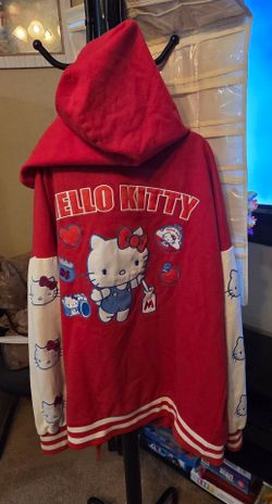 Hello Kitty Red Graphic Hoodie 2X **Buckeye