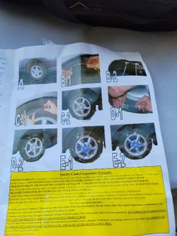 Brand New Set Of Snow Tire Chain Cables
