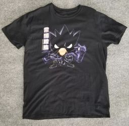 Funko POP! Men T-Shirt Large My Hero Academia Fumikage Tokoyami Front Graphic