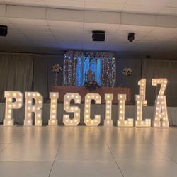 Marquee Letters And Numbers