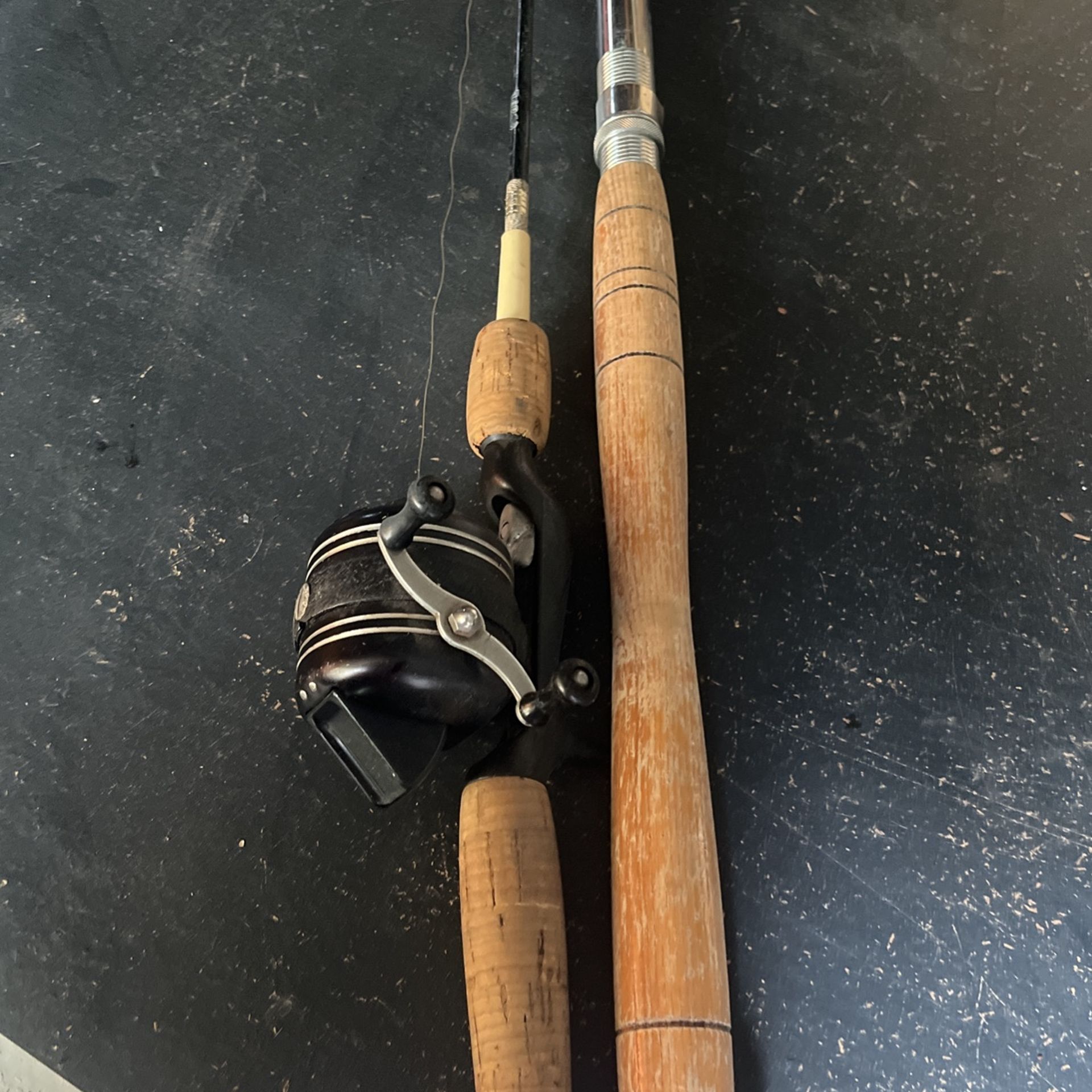 Zebco And Johnny Walker BR13 Fishing Poles Rods Reels