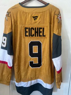 Jack Eichel #9 Vegas Golden Knights Gold New Jersey VGK Size XL