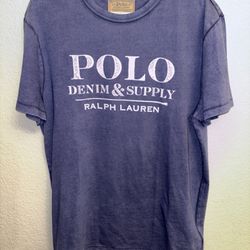 Polo Ralph Lauren Denim & Supply Custom Slim Fit Shirt Size Large 