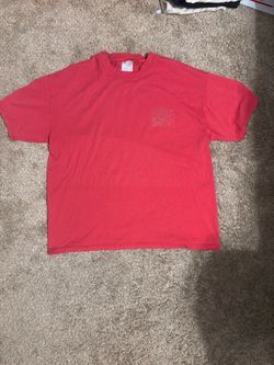 Red Graphic Crewneck T-Shirt
